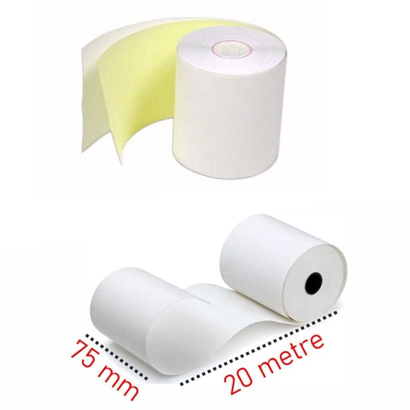 Bk 75x20 2 Nüsha Rulo 10 Lu Paket