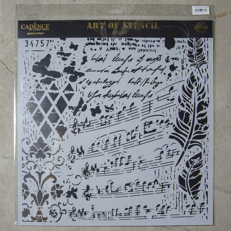 Cadence Grunge Stencil Gcs-13 45X45
