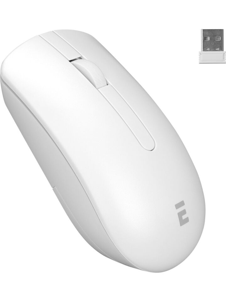 Everest KM-7500 Beyaz Kablosuz Q Multimedia Klavye+ Mouse Set