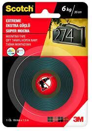 Scotch Çift Taraflı Montaj Bandı Extra 19x1,5 4002