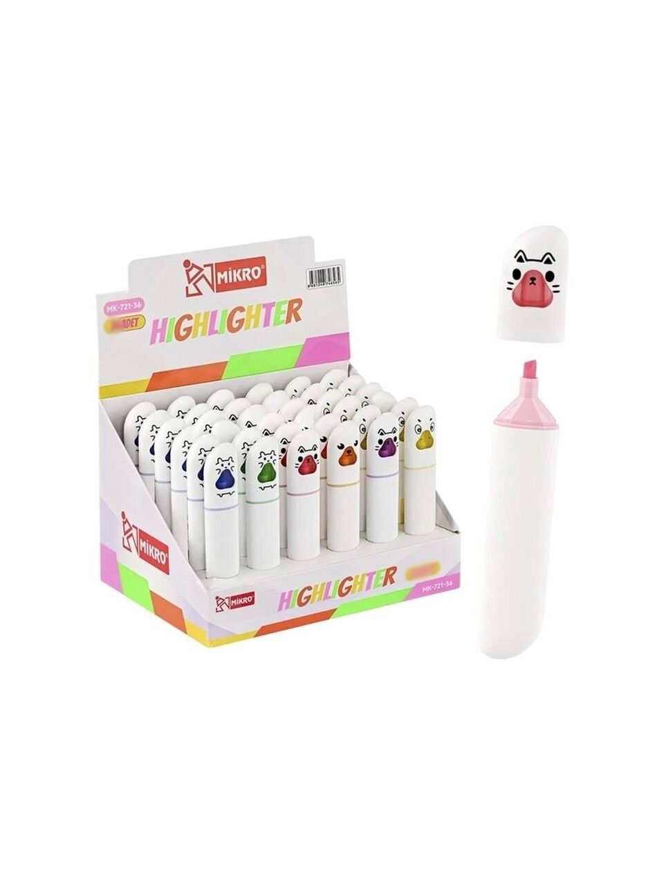 Mikro Mk-721-36 Fosforlu Kalem