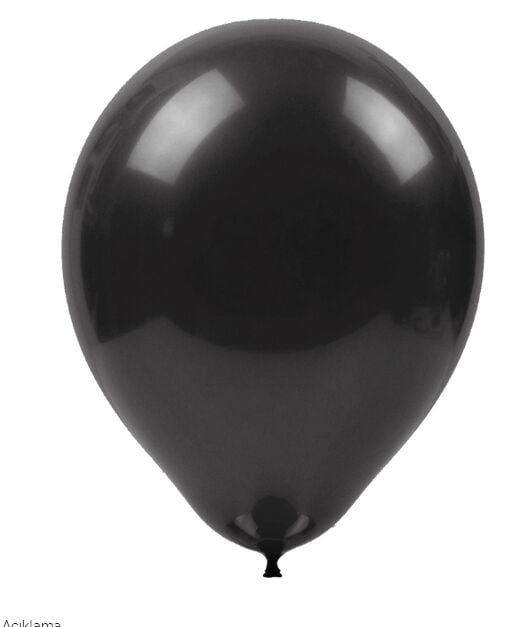 Gemar Balon Siyah 10'' 100 Lü Paket