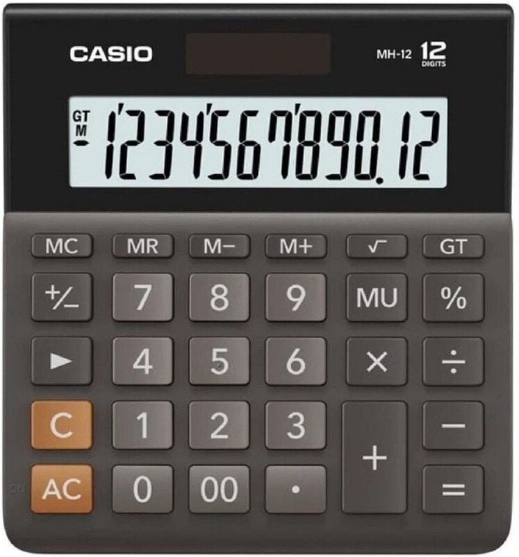Casio Hesap Makinesi Masaüstü Mh-12 12 Hane