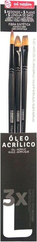Talens Art Creation Yağlı Akrilik Fırça 3 Lü Set