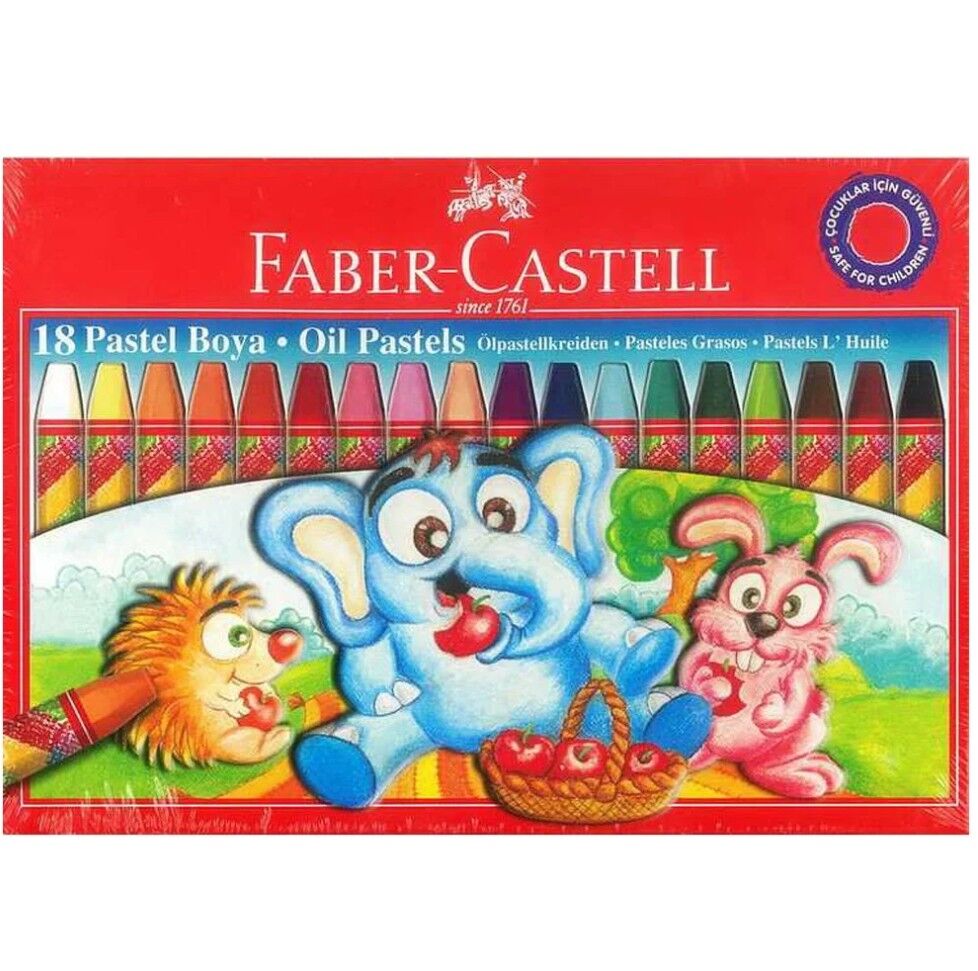 Faber-Castell Karton Kutu Pastel Boya 18 Renk