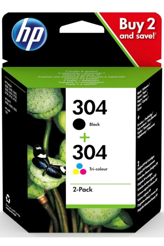 Hp 304 Siyah Renkli Multipack Kartuş