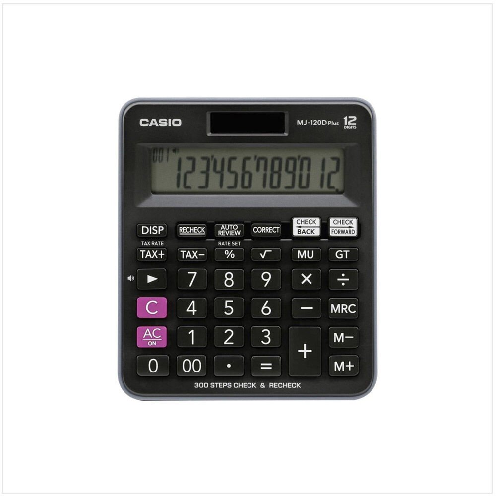 Casio Hesap Makinesi Masaüstü Mj-120D Plus 12 Hane