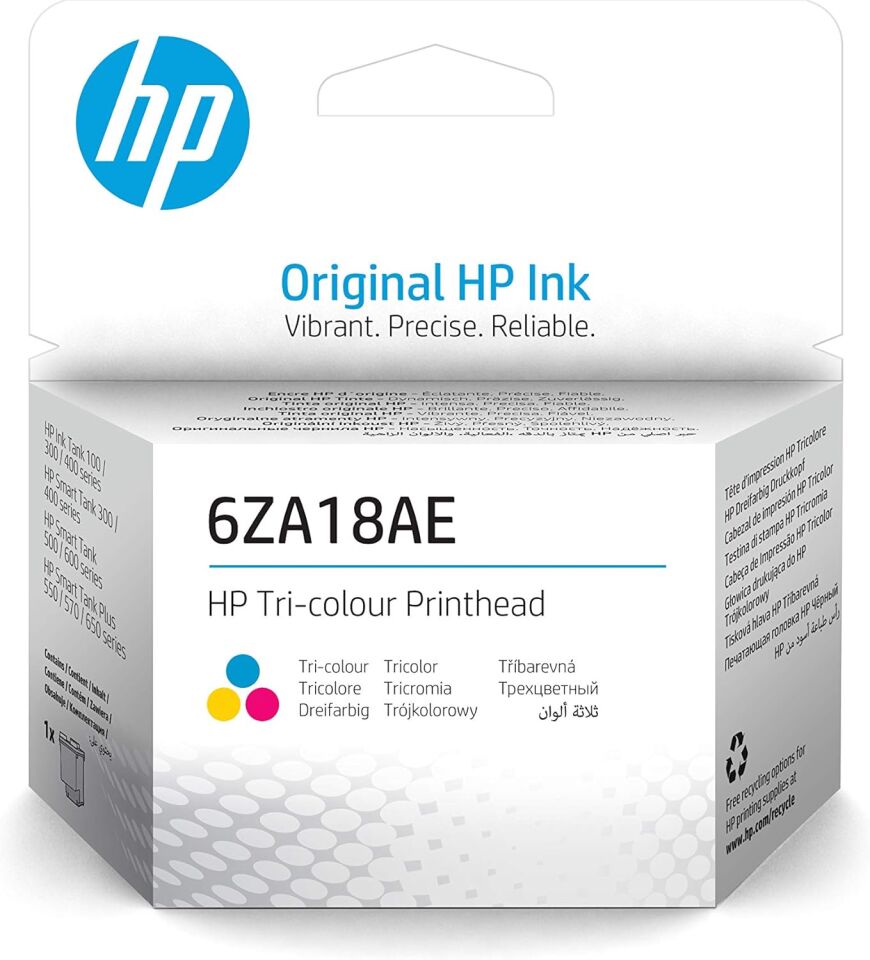 Hp 6Za18Ae Renkli Baskı Kafası Ink Tank