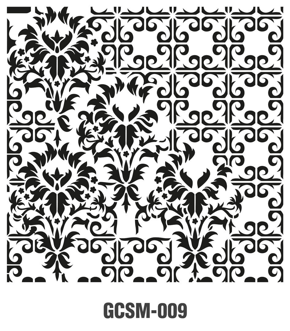 Cadence Grunge Stencil Mini Gcsm-009 25X25