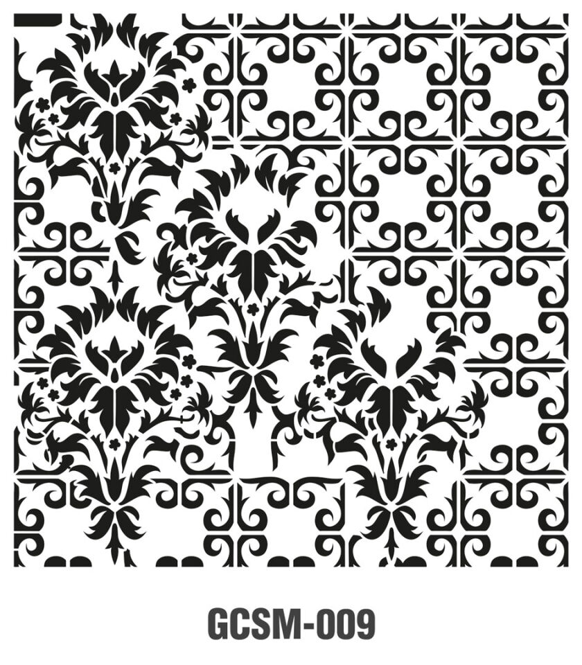 Cadence Grunge Stencil Mini Gcsm-009 25X25