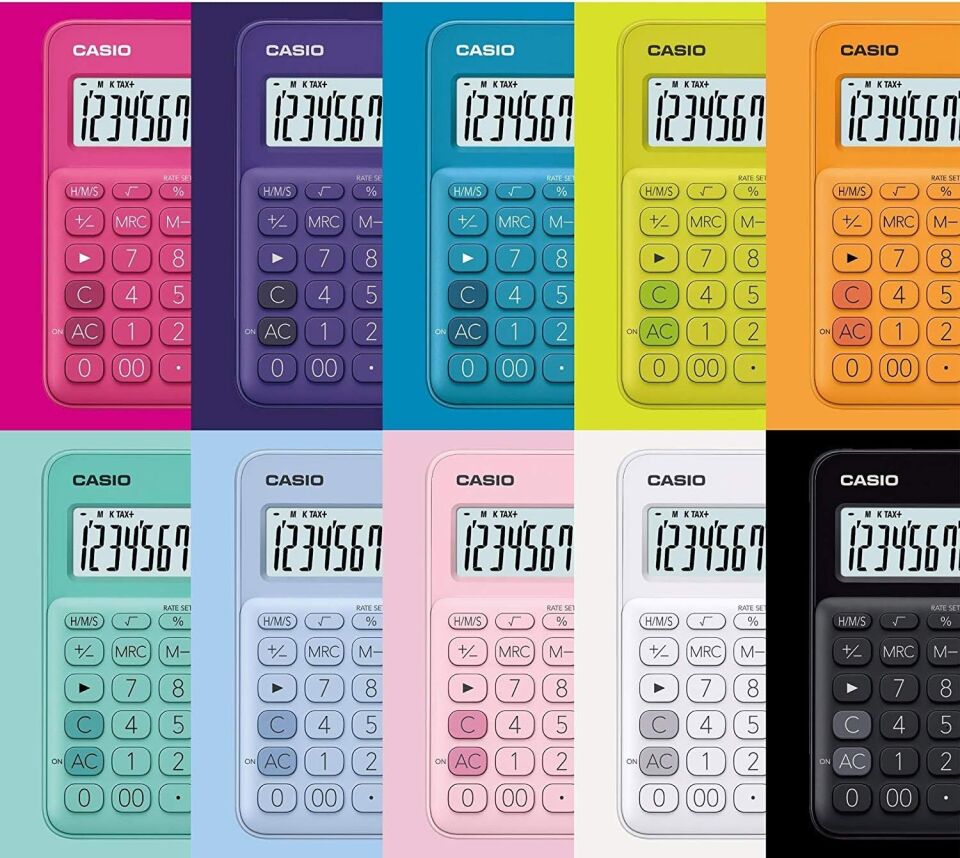 Casio Hesap Makinesi Masaüstü Ms-20Uc-Lb 12 Hane