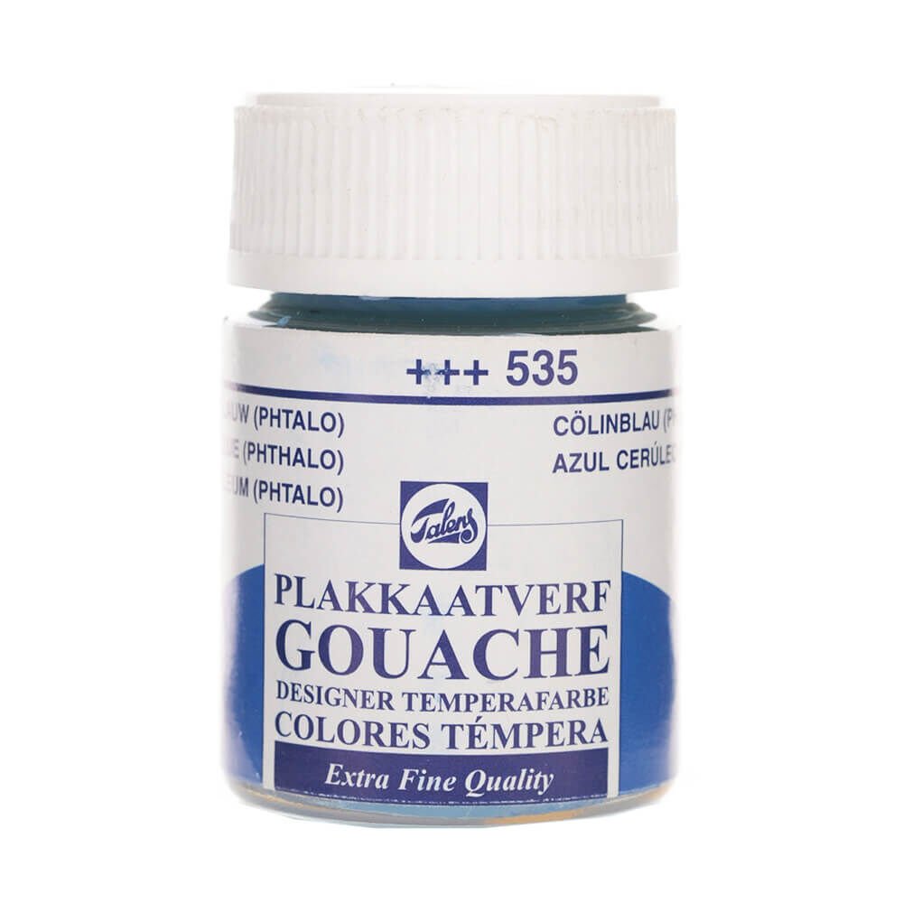 Talens Gouache Jar 16 Ml Cer. Blue Phth.