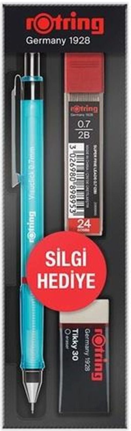 Rotring Visuclick Min Silgi 3 Lü Okul Seti- 0.7 Mm
