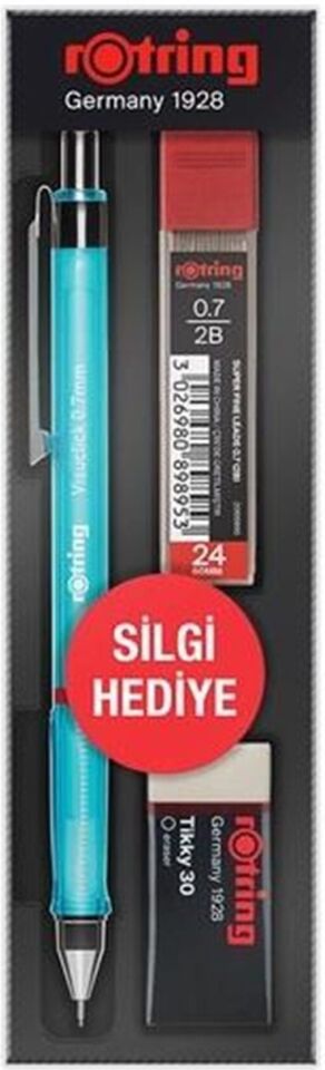 Rotring Visuclick Min Silgi 3 Lü Okul Seti- 0.7 Mm