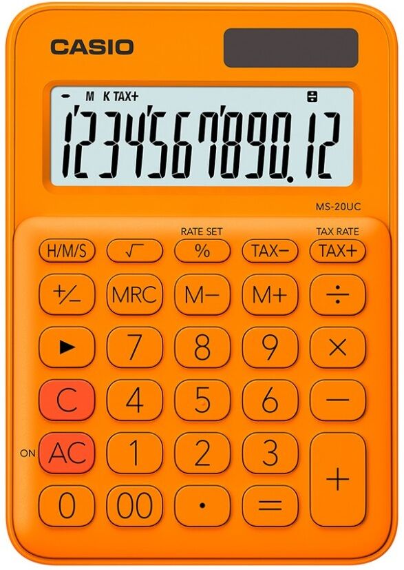 Casio Hesap Makinesi Masaüstü Ms-20Uc-Rg 12 Hane