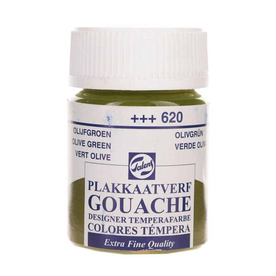 Talens Gouache Jar 16 Ml Olive Green