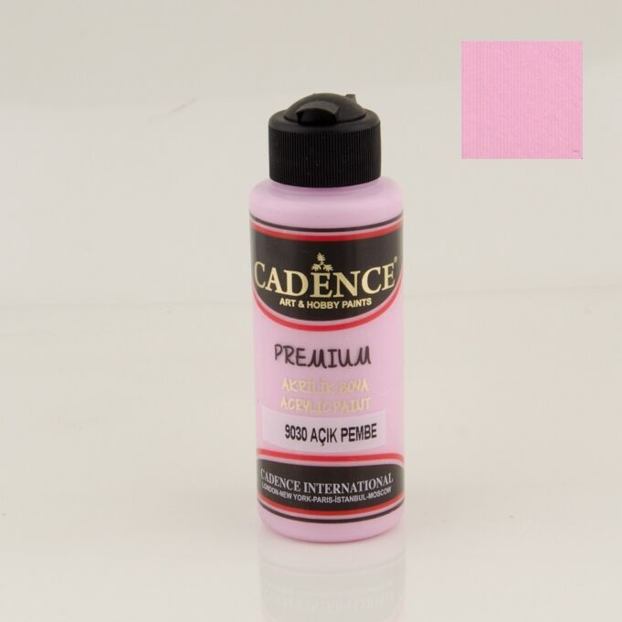 Cadence Premium Akrilik Boya 9030 Açık Pembe 120 Ml