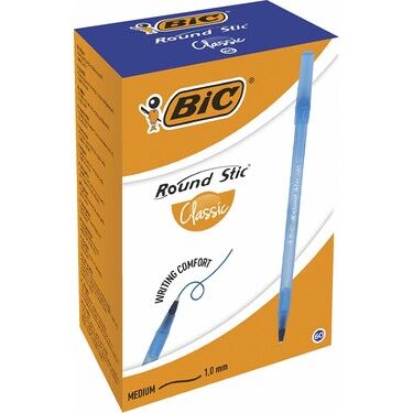 Bic Round Stic Tükenmez 60'Lı Kutu Mavi