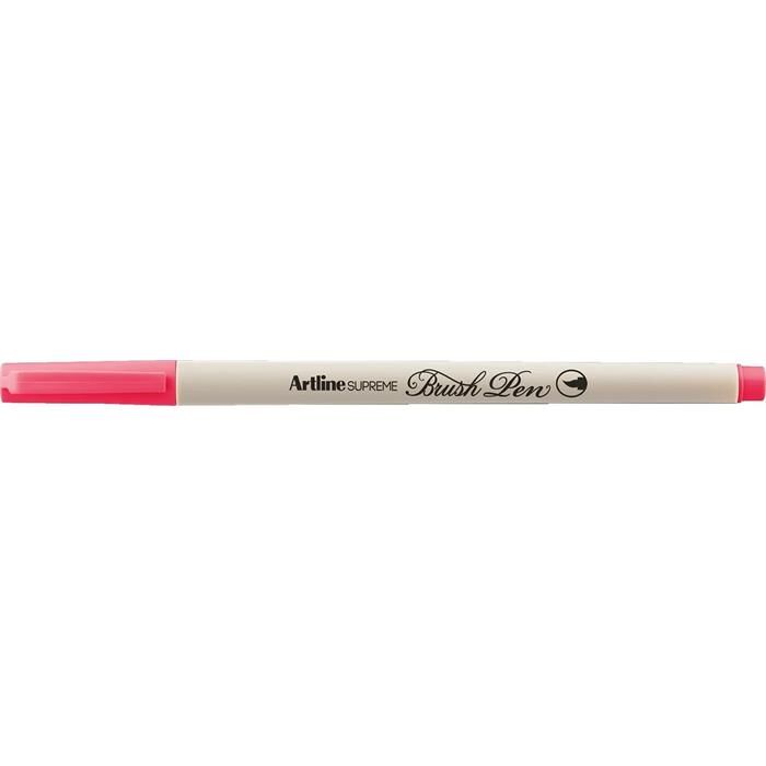 Artline Supreme Brush Uçlu Kalem Fosforlu Pembe
