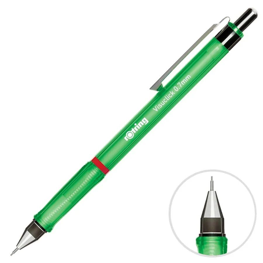 Rotring Visuclick Min Silgi 3 Lü Okul Seti- 0.7 Mm Yeşil