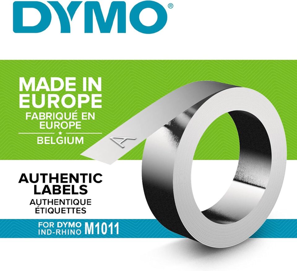 Dymo M11 Alüminyum Yapışkansız 12 Mm x 4,80 Mt