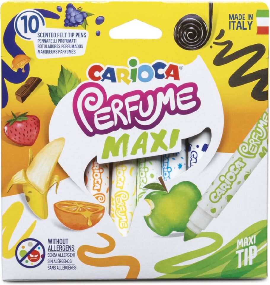 Carioca Kokulu Jumbo Keçeli Boya Kalemi 12 Li