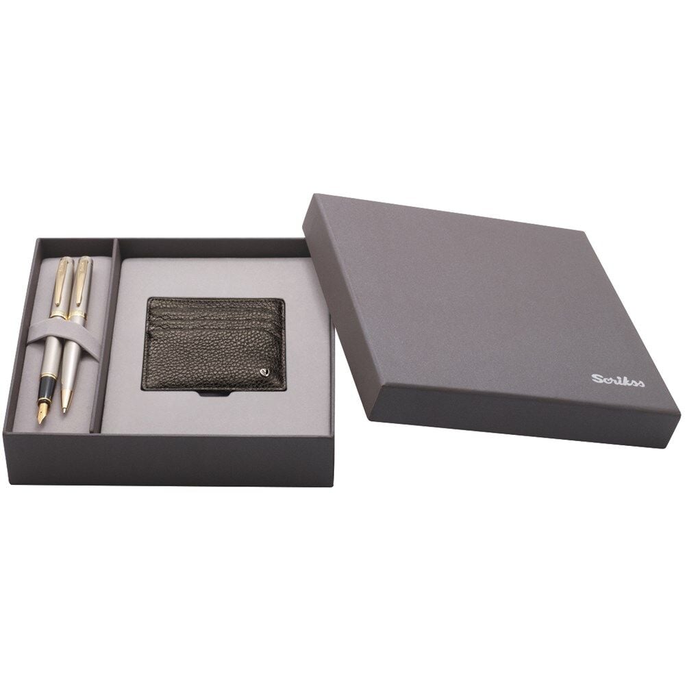 Scrikss Dr 202 38 Dolmakem-Tükenmez Kalem Saten Altın Kredi Kartlık