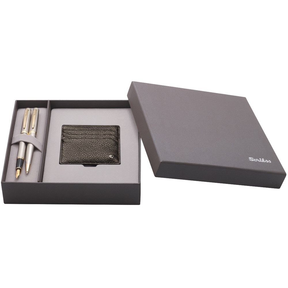 Scrikss Dr 202 38 Dolmakem-Tükenmez Kalem Saten Altın Kredi Kartlık