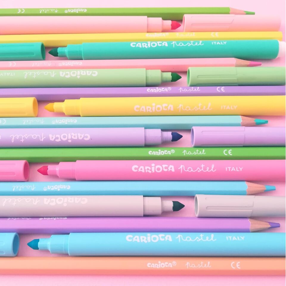 Carioca Pastel Süper Yıkanabilir Keçeli Kalem 8 Li