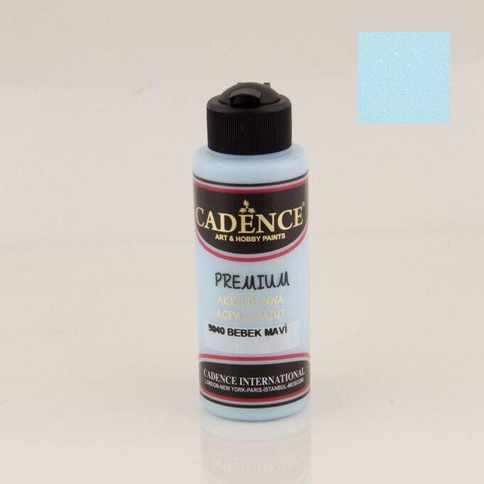 Cadence Premium Akrilik Boya 9040 Bebe Mavi 120 Ml