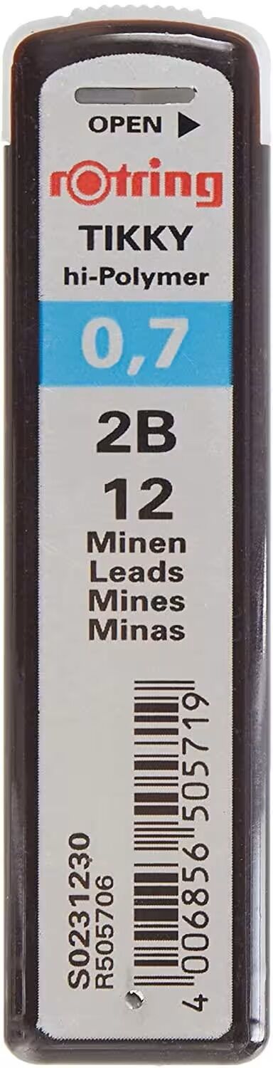 Rotring Hi-Polymer Kurşun Kalem Ucu 0.7 Mm 2b