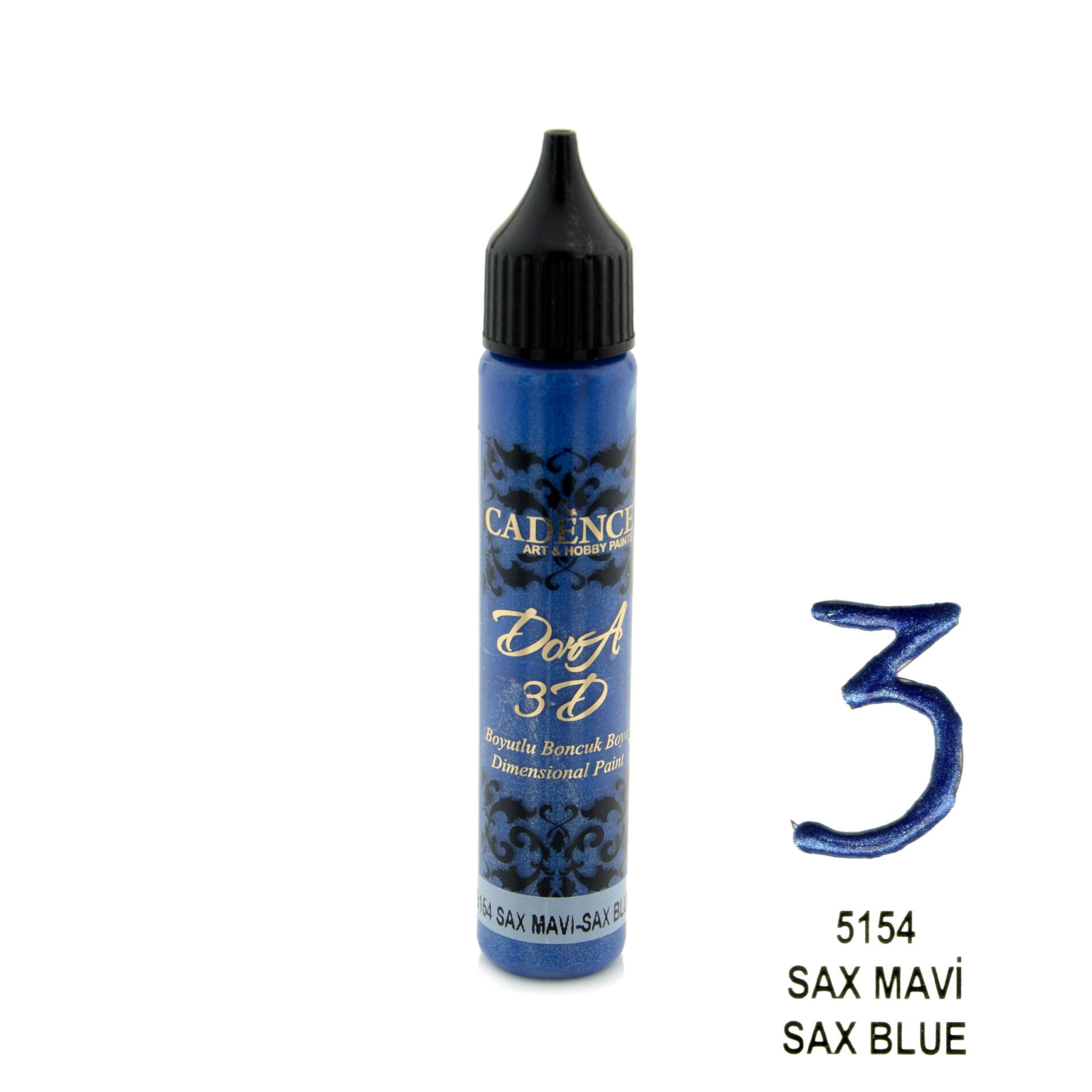 Cadence 3D Dora Boncuk Boya 5154 Sax Mavi 25 Ml