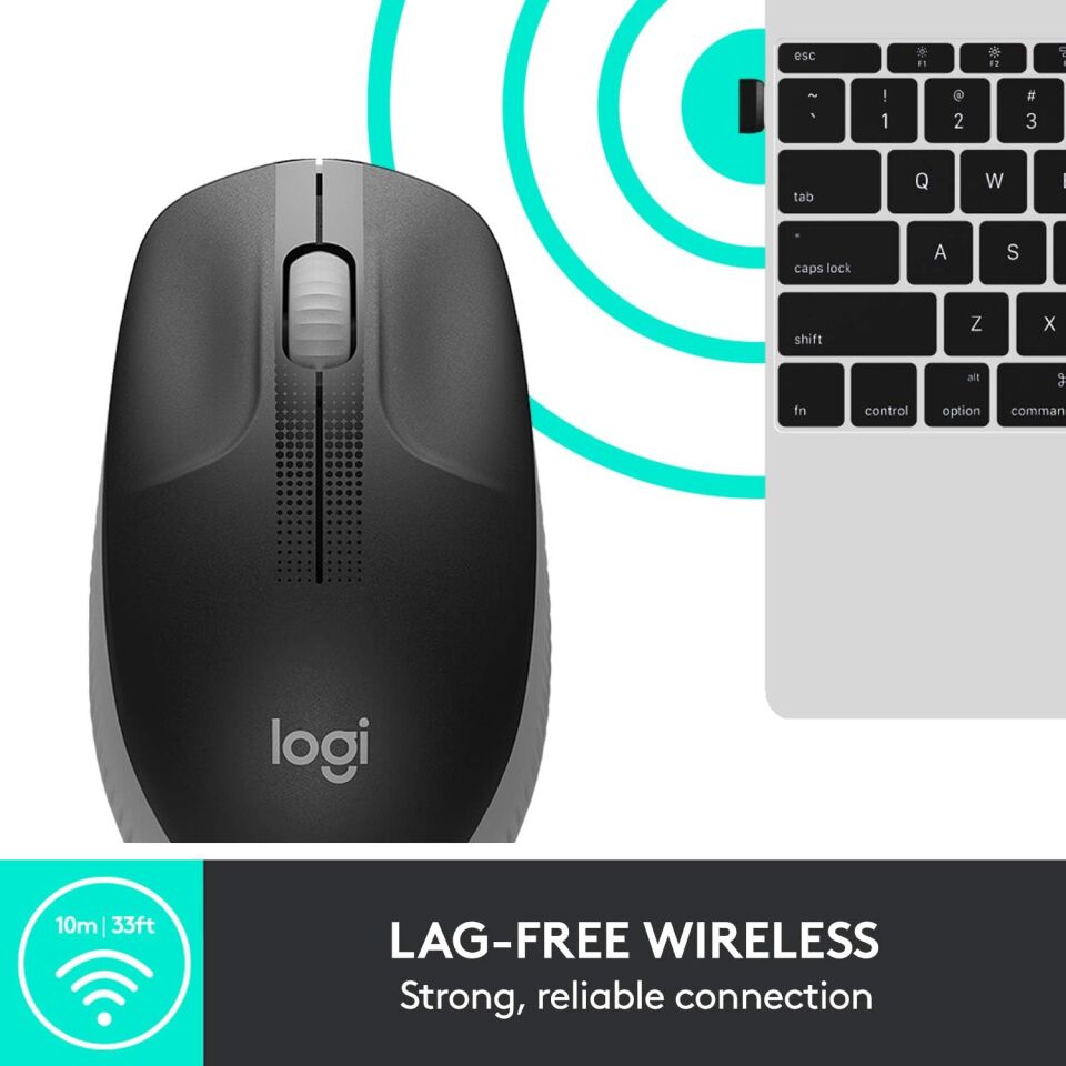 Logitech M190 Gri Kablosuz Mouse