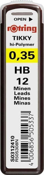 Rotring Hi-Polymer Kurşun Kalem Ucu 0.3 Mm Hb
