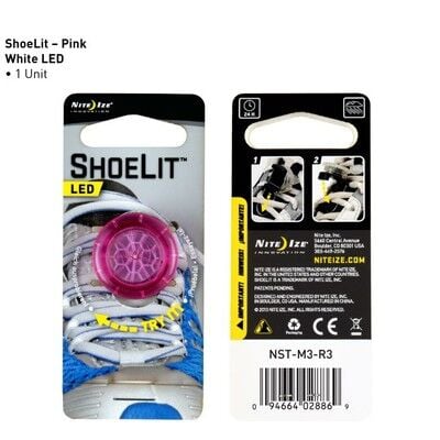 Nite Ize ShoeLit Ayakkabı Işığı - Pembe