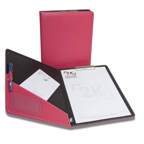 2K Sekreterlik Kapaklı A4 501-7 Fuşya 100 Yaprak 24x32 Cm