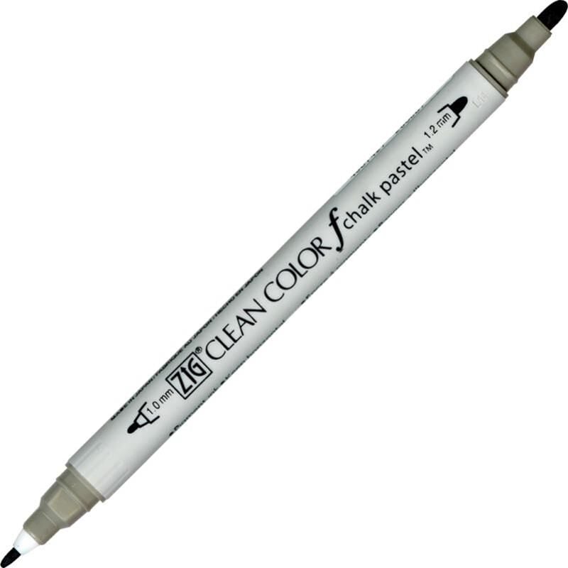 Zig Clean Color F Chalk Pastel Tcs-6500 012 Gray