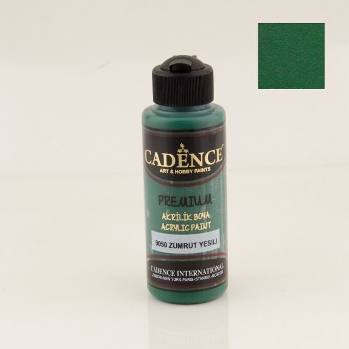 Cadence Premium Akrilik Boya 9050 Zümrüt Yeşili 120 Ml