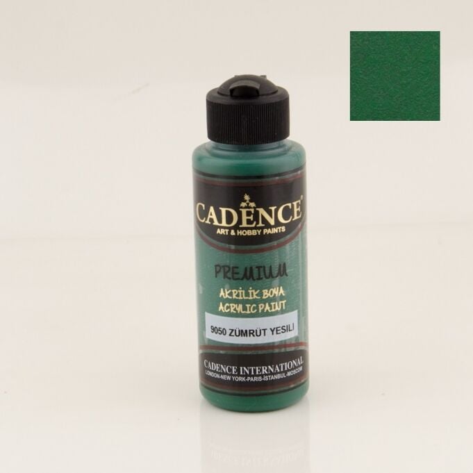 Cadence Premium Akrilik Boya 9050 Zümrüt Yeşili 120 Ml