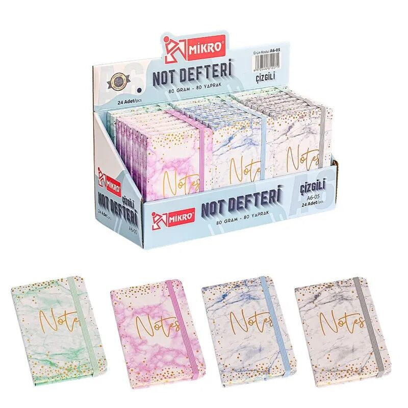 Mikro A6-05 Çizgili Not Defteri
