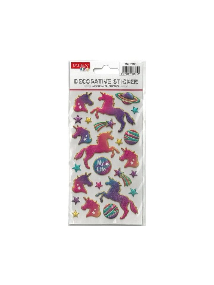 Tanex Tnx-27121 Puffy Parlak Uzaylı Unicorn Serisi