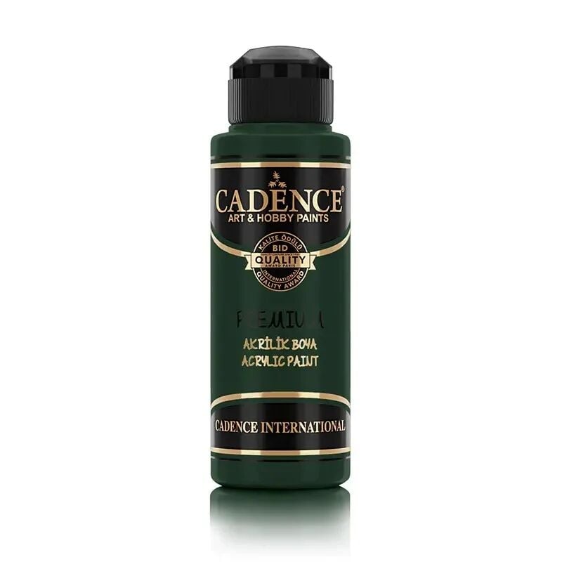 Cadence Premium Akrilik Boya 9052 Koyu Yeşil 120 Ml