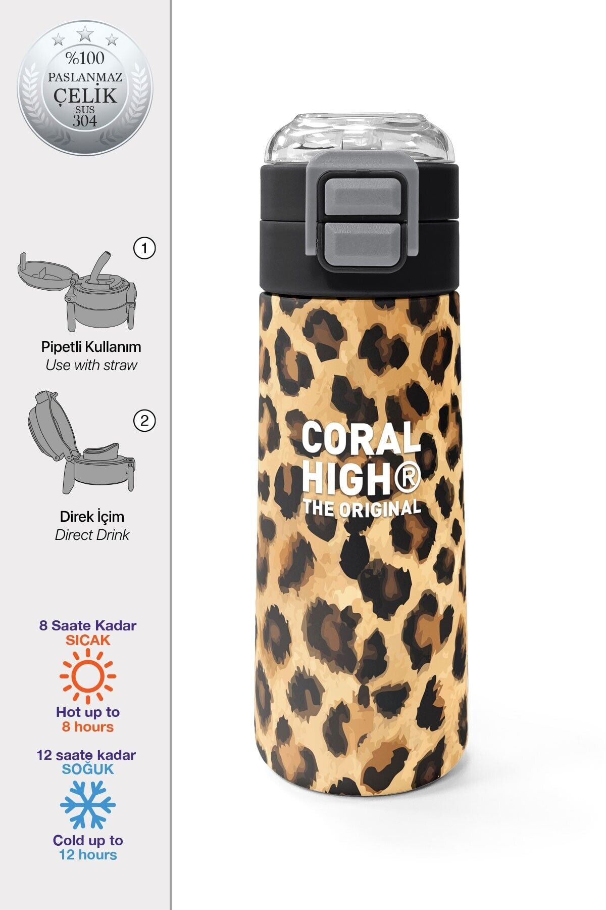 Yaygan Coral High Çelik Termos 500Ml 31881