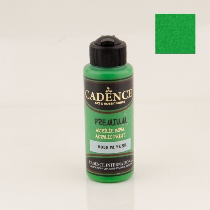 Cadence Premium Akrilik Boya 9058 M. Yeşil 120 Ml