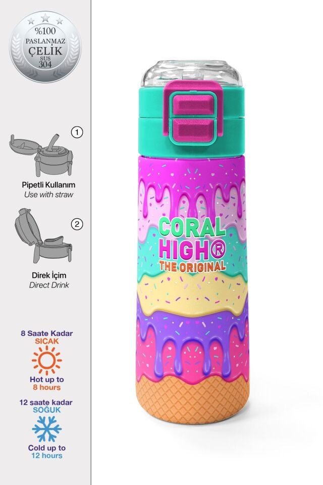 Yaygan Coral High Çelik Termos 500Ml 31938