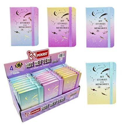 Mikro A6-14 My Stories 80 Yaprak Not Defteri