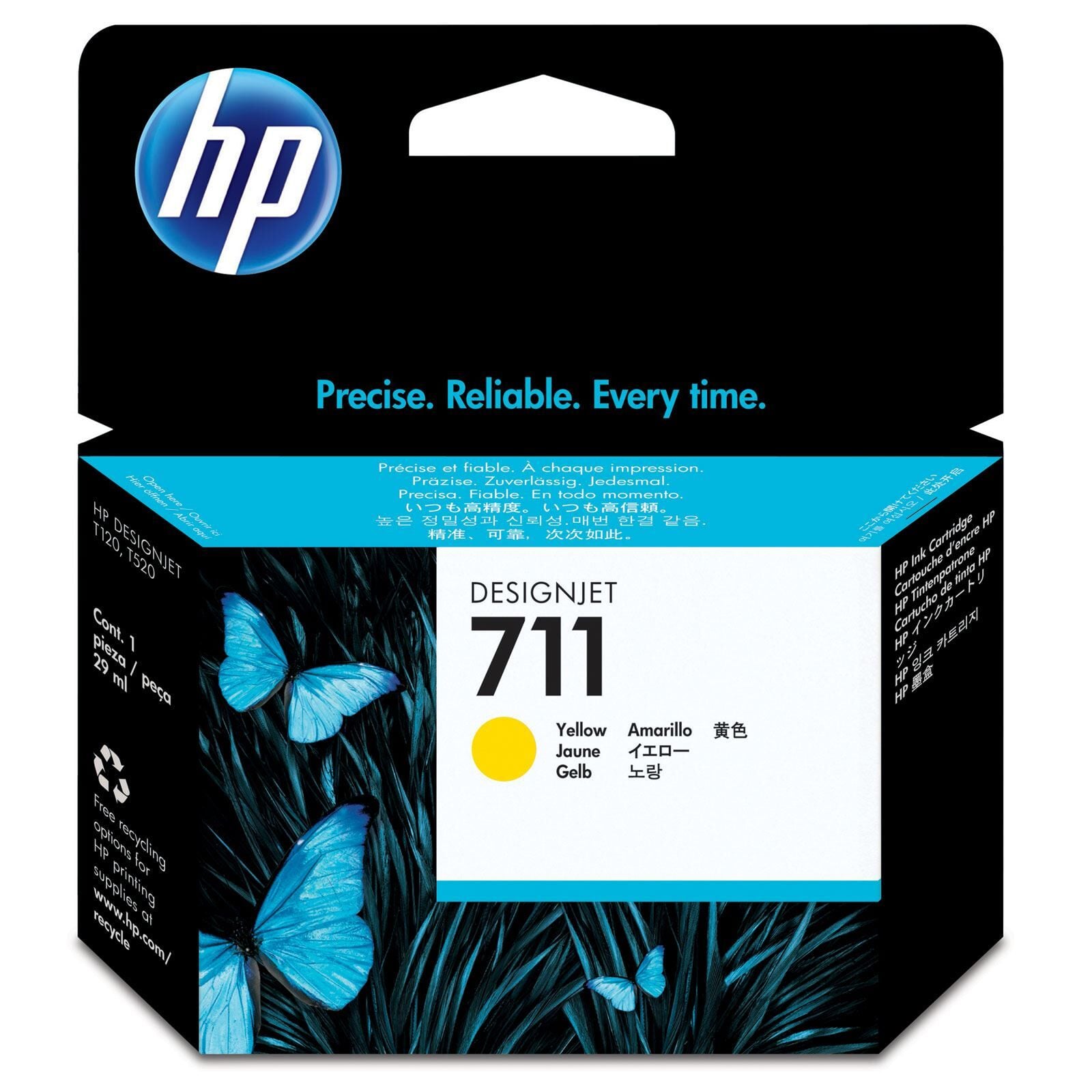 Hp 711 Sarı Plotter Kartuşu