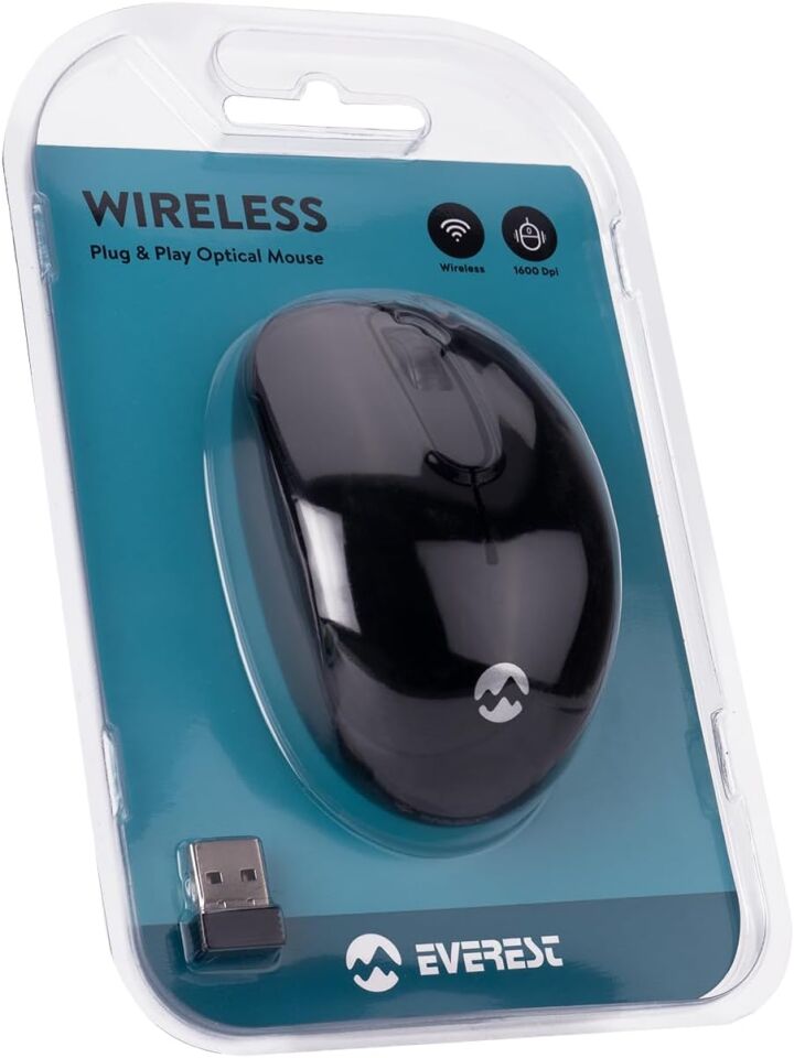 Everest SMw-666 Usb Siyah 2.4 Ghz Optik Kablosuz Mouse