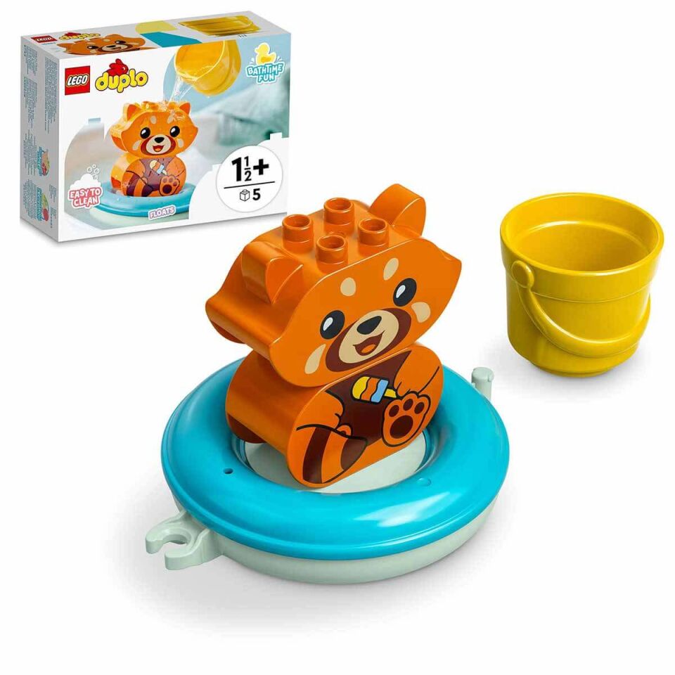 Lego Duplo Bath Time Fun  Floating Red Panda 