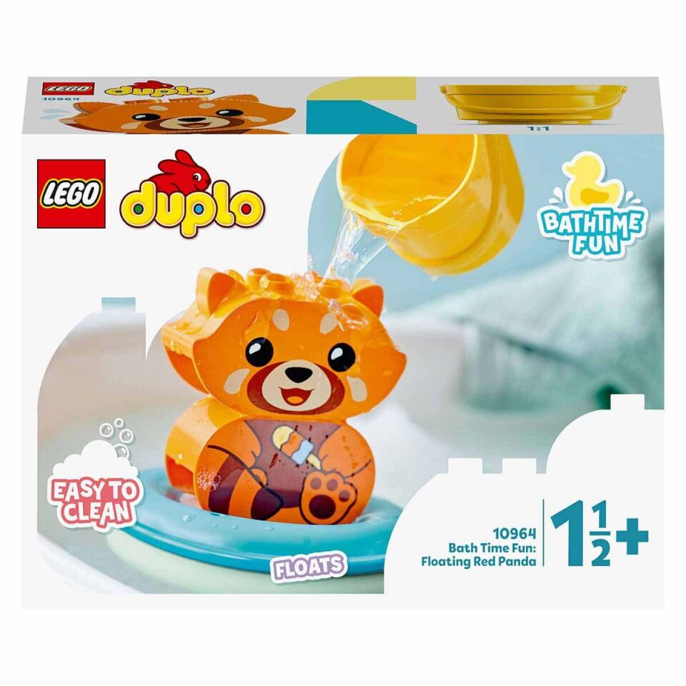 Lego Duplo Bath Time Fun  Floating Red Panda 